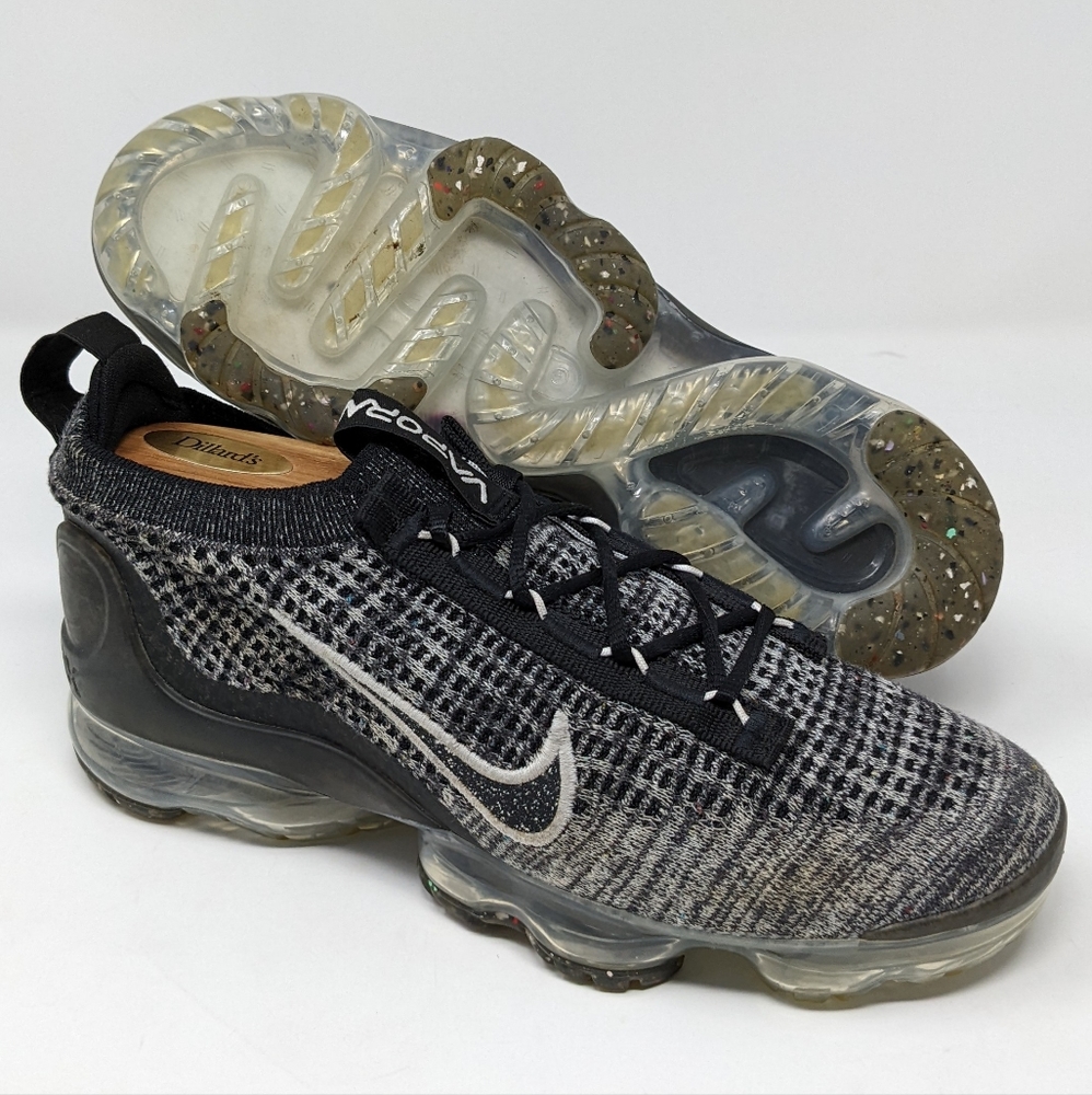 Nike Air VaporMax 2021 Flyknit "Oreo" Running Shoes Women's Size 7.5 Black White